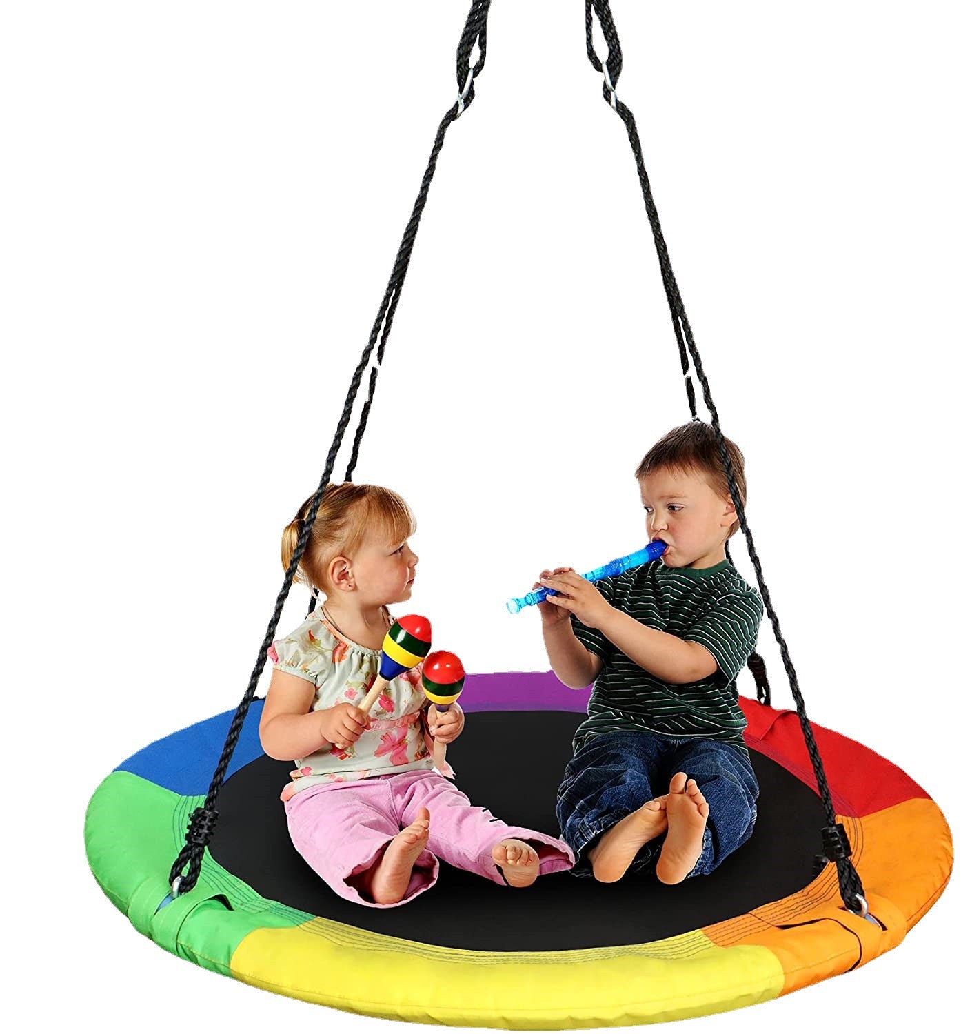 Six-Color Oxford Cloth Swing Hammock for Children - Indoor and Outdoor Fun