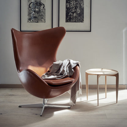 Swivel Eggshell Chair - Elevate Your Living Room with Fashion and Comfort