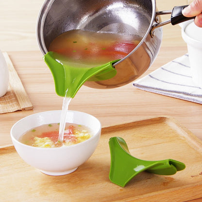 Silicone Soup Funnel - Precision Kitchen Gadget Tool