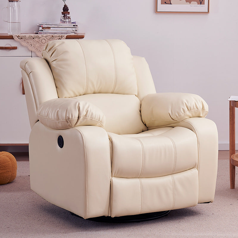 European Single Recliner Lounge Chair - Luxurious Living Room Relaxation"