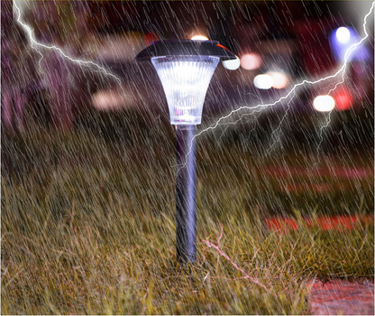 LED Solar Lawn Light - Efficient Outdoor Lighting Powered by the Sun