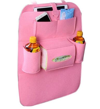 Multi-Purpose Auto Seat Organizer Bag - Wool Felt