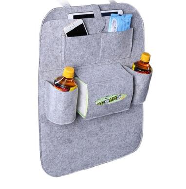 Multi-Purpose Auto Seat Organizer Bag - Wool Felt