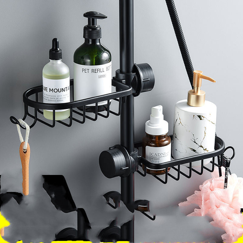 Aluminum Bathroom Shower Storage Rack - Sleek and Functional Bathroom Organization