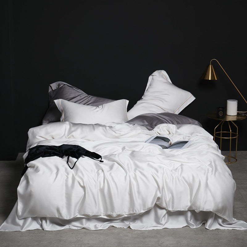 Luxurious Silk Duvet Cover Set