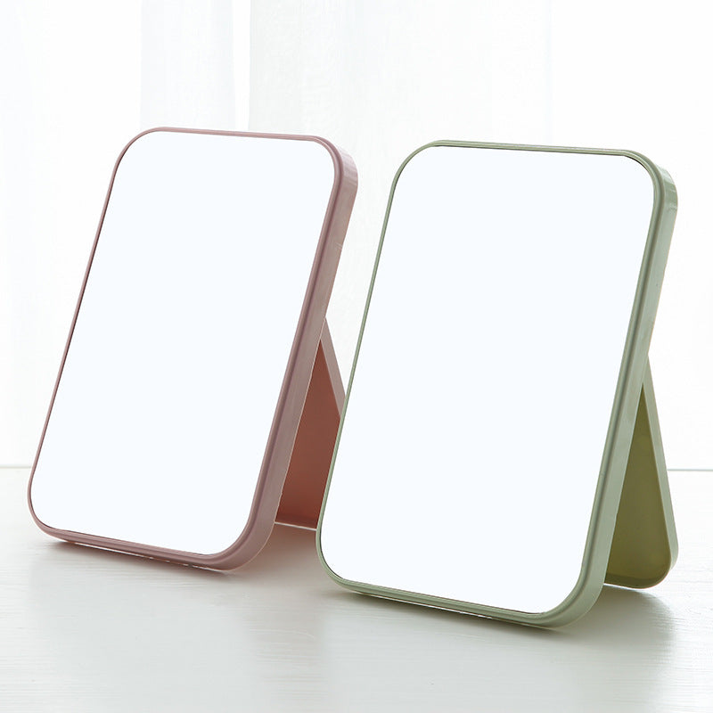 High-Definition Folding Vanity Mirror - Simple, Portable, and Stylish