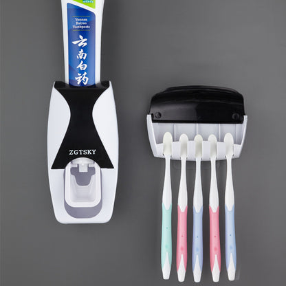 Hassle-Free Toothbrush and Toothpaste Holder with Suction Mount