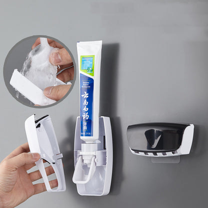 Hassle-Free Toothbrush and Toothpaste Holder with Suction Mount