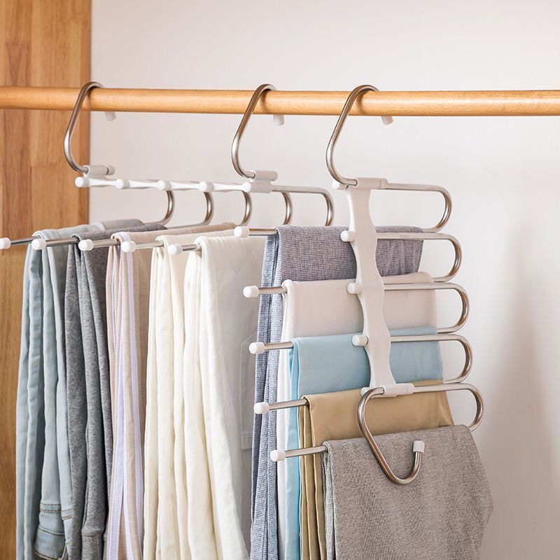 SlimFold Pro™ Telescopic Pants Hanger: Space-Saving Wardrobe Solution