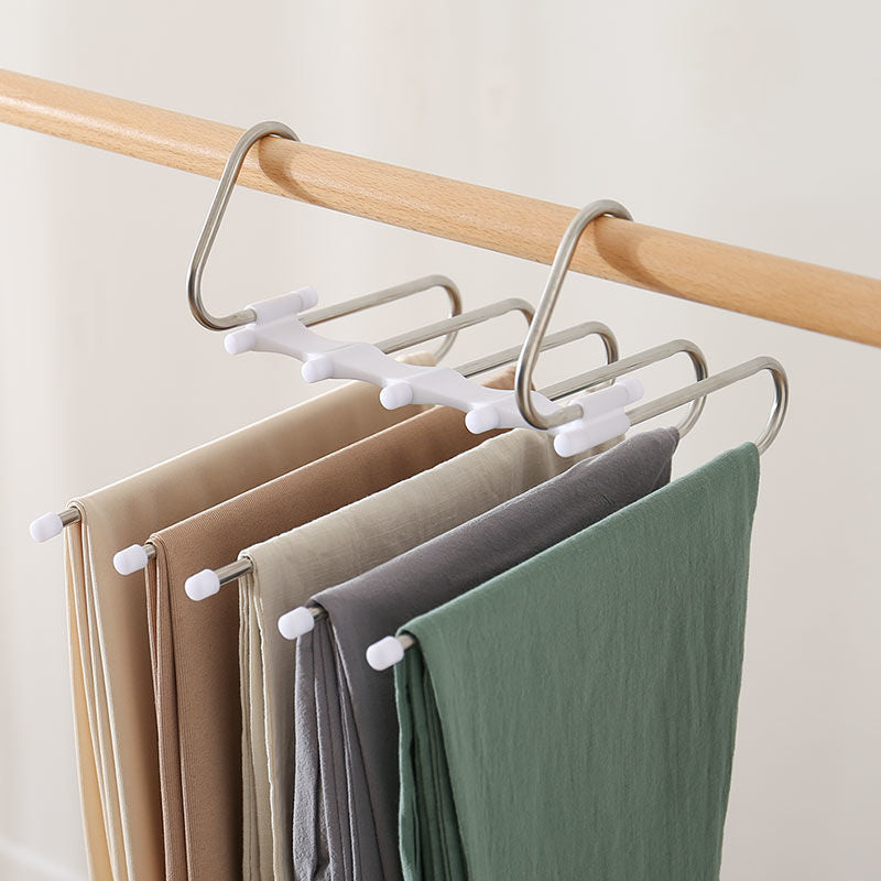 SlimFold Pro™ Telescopic Pants Hanger: Space-Saving Wardrobe Solution