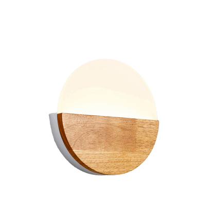 EleganceGlow Wooden LED Wall Lamp