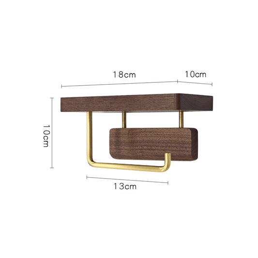 Nordic Style Wooden Toilet Paper Holder