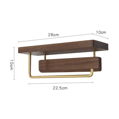 Nordic Style Wooden Toilet Paper Holder