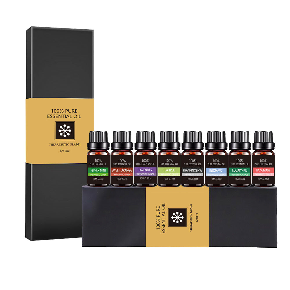 Organic Essential Oils Set - Top-Selling Aromatherapy Gift Kit