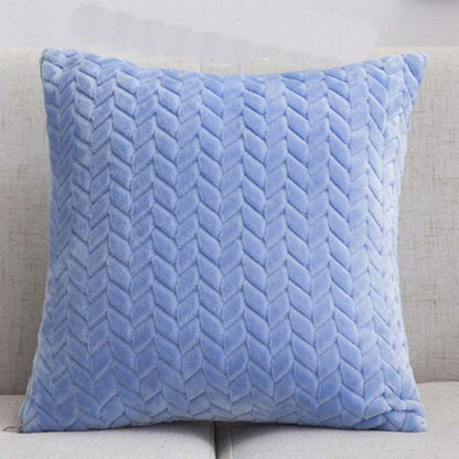 Flannel Solid Color Throw Pillow Cover - Cozy Elegance for Your Sofa