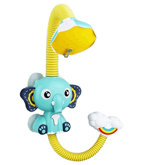 Baby Elephant Faucet Shower Bath Toy - Fun Water Playtime for Kids!