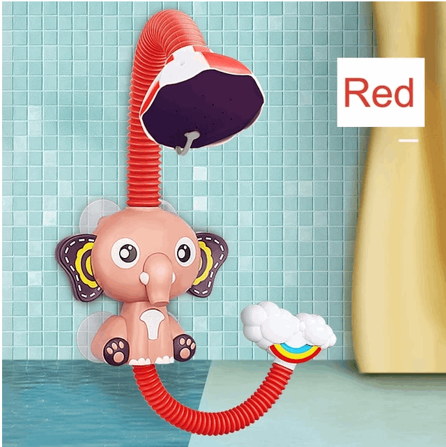 Baby Elephant Faucet Shower Bath Toy - Fun Water Playtime for Kids!