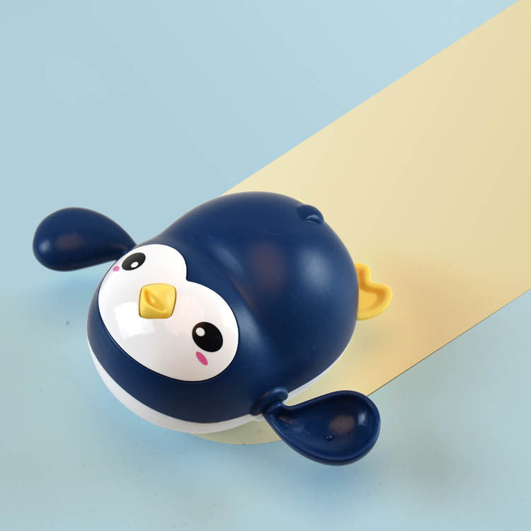 Kawaii Swimming Penguin Bath Toy Set