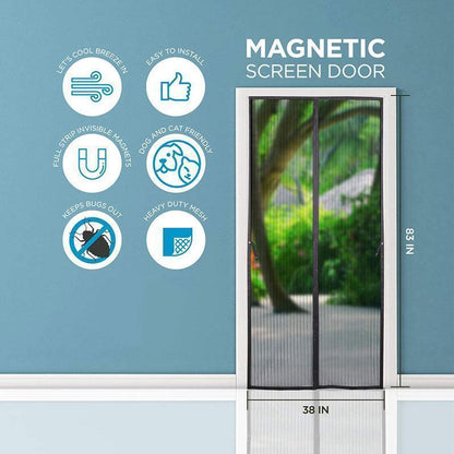 Automatic Closing Magnetic Door Curtain - Keep Mosquitoes Out of Your Kitchen