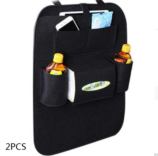 Multi-Purpose Auto Seat Organizer Bag - Wool Felt