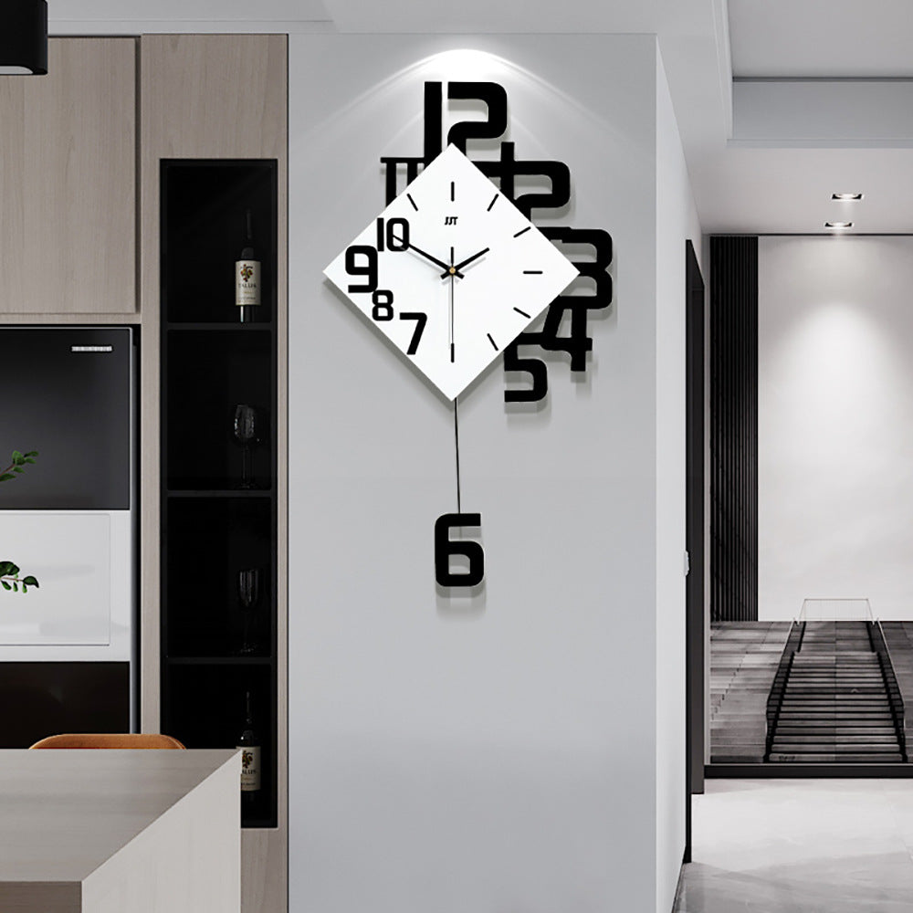 Personalized Digital Clock - Creative Wooden Wall Clock