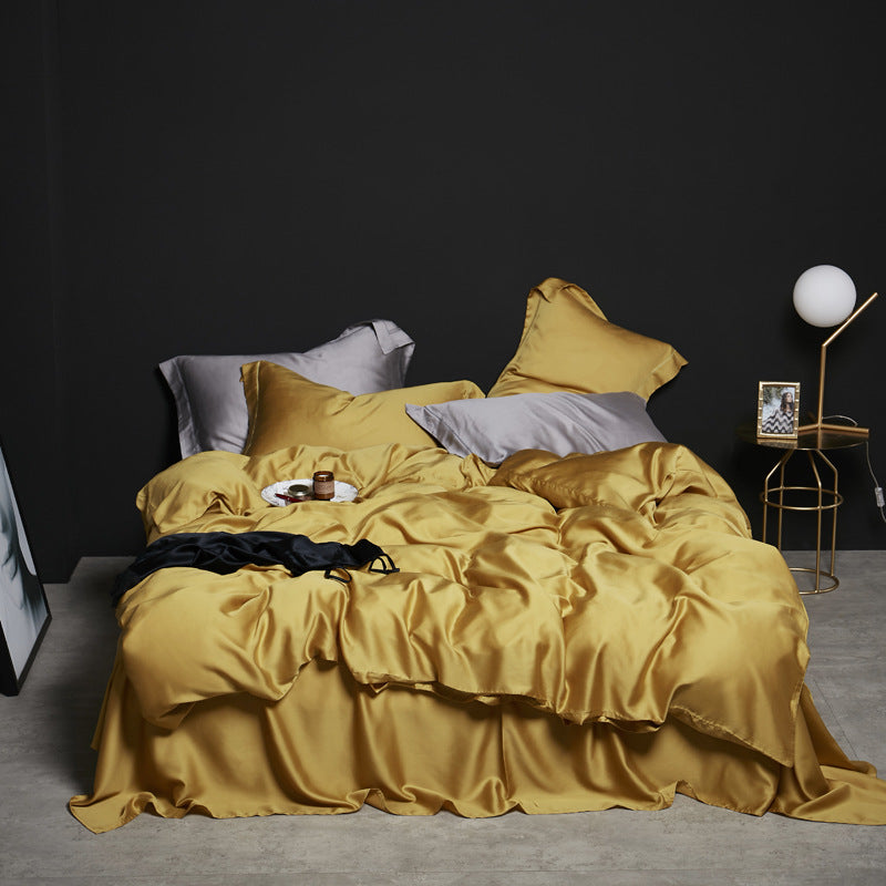 Luxurious Silk Duvet Cover Set