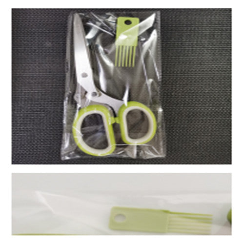 Multifunctional Stainless Steel Five-Layer Scissors - Perfect Kitchen Cutlery Tool