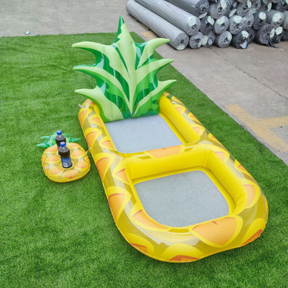 Tropical Comfort Pineapple Inflatable Floating Lounger