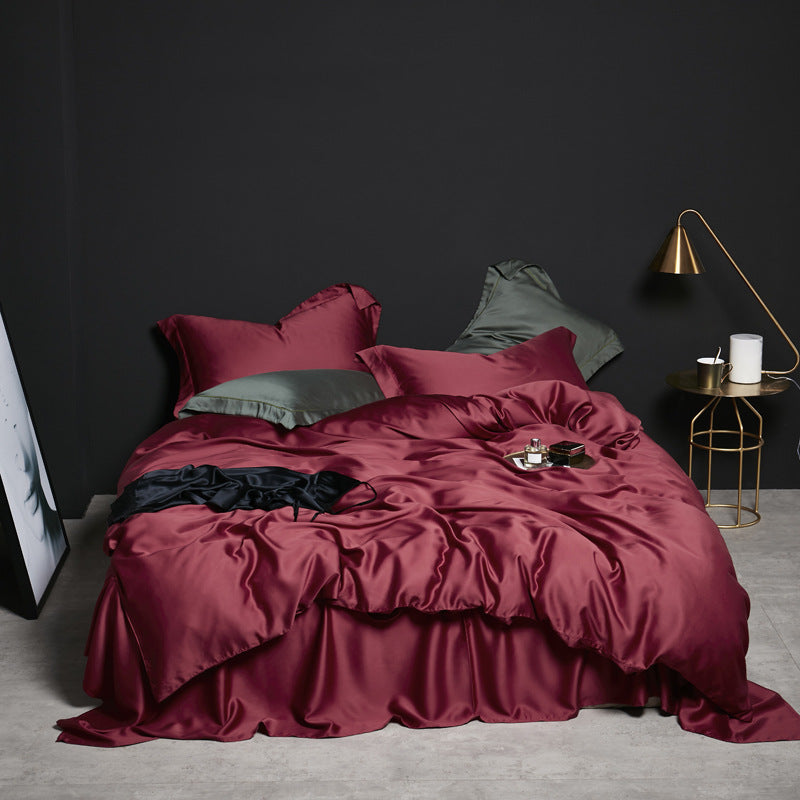 Luxurious Silk Duvet Cover Set