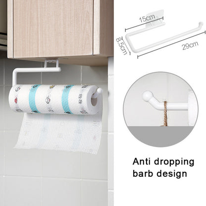 Wall-Mounted Paper Towel Holder - Space-Saving Kitchen Organizer