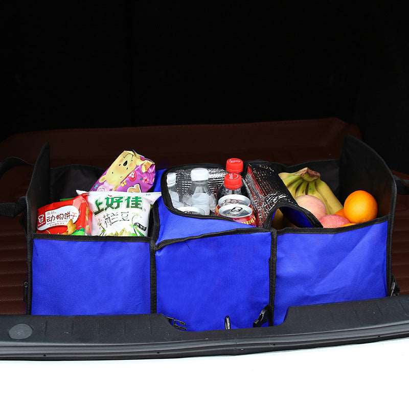 Car Trunk Storage Bag with Ice Compartment - High Quality Oxford Cloth