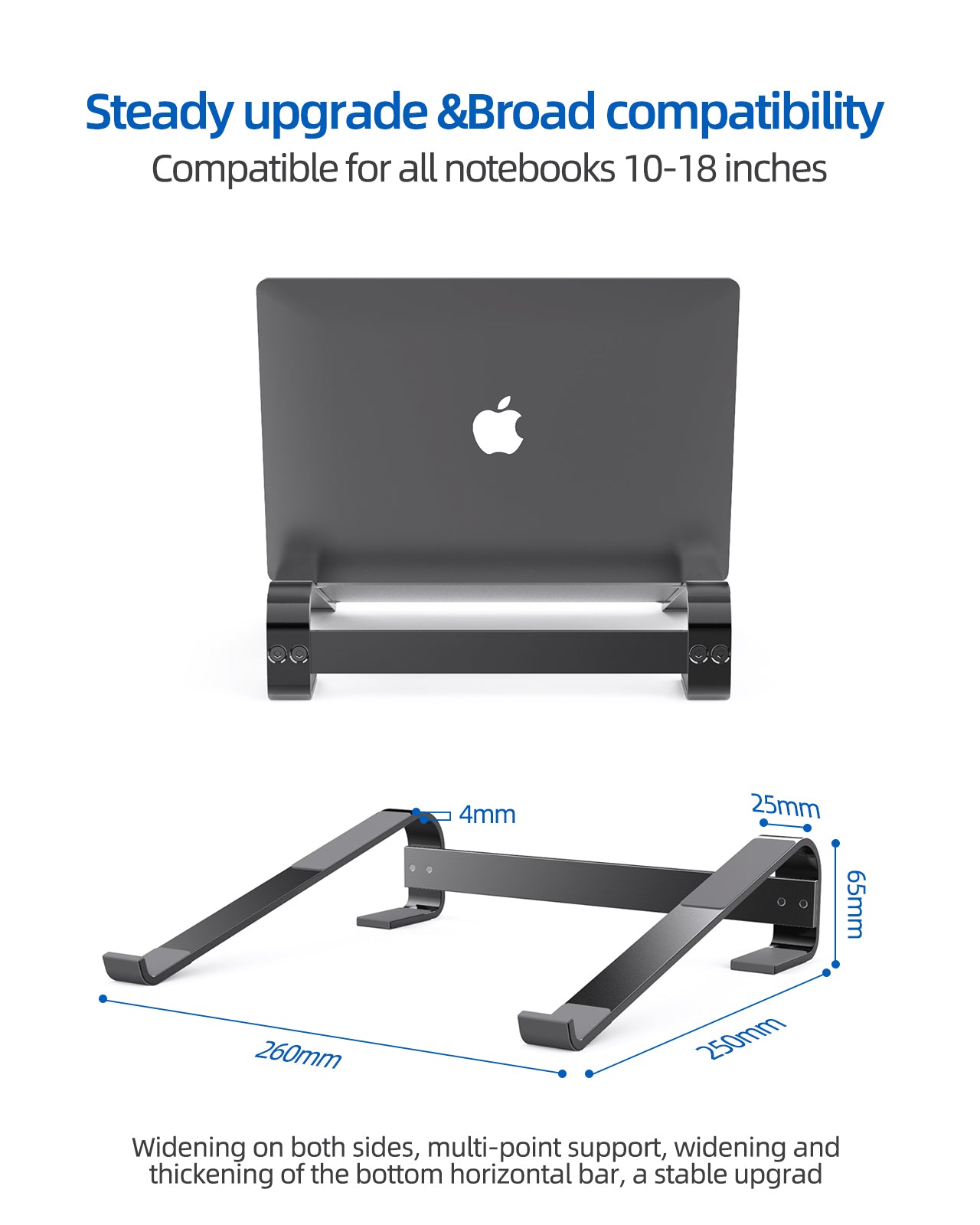 RAINBEAN Aluminum Laptop Stand - Your Ergonomic Computing Solution