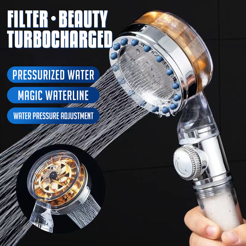 High-Pressure Turbo Shower Head with Water-Saving Technology - Innovative Bathroom Marvel