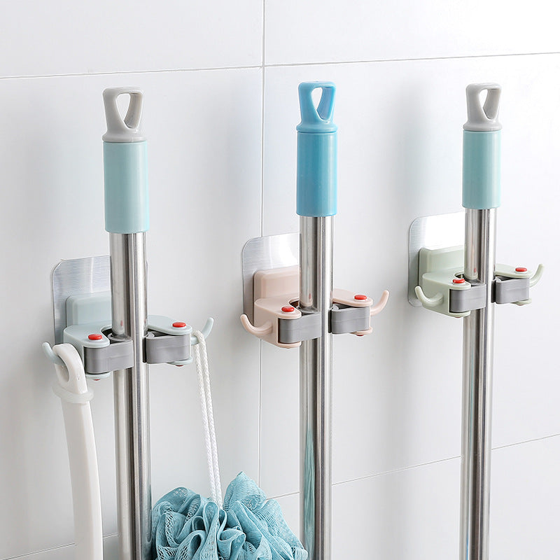 Multipurpose Adhesive Mop Holder