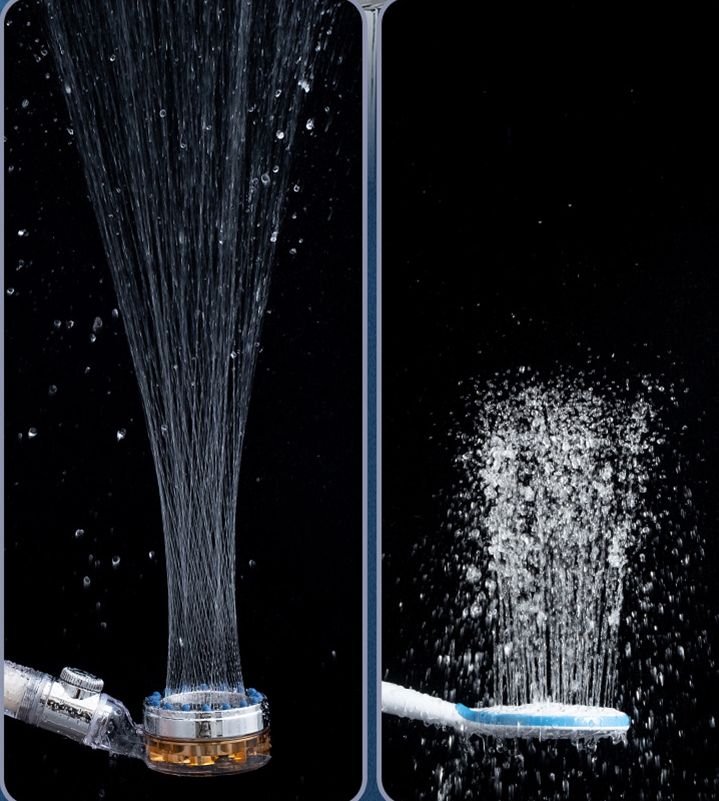 High-Pressure Turbo Shower Head with Water-Saving Technology - Innovative Bathroom Marvel