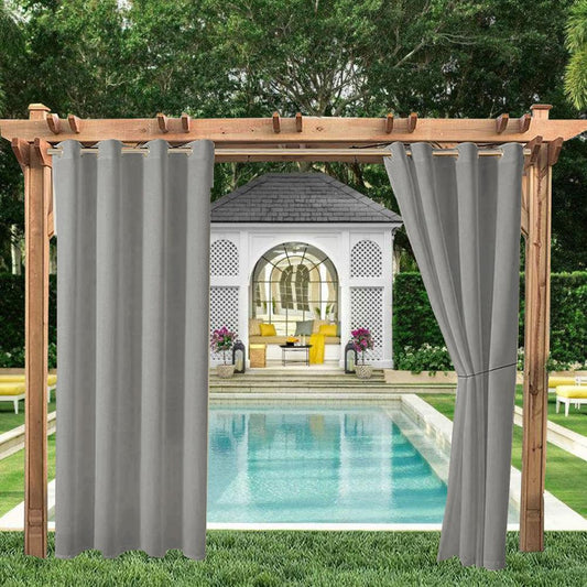 AquaGuard Waterproof Outdoor Terrace Curtain - Enhanced Elegance