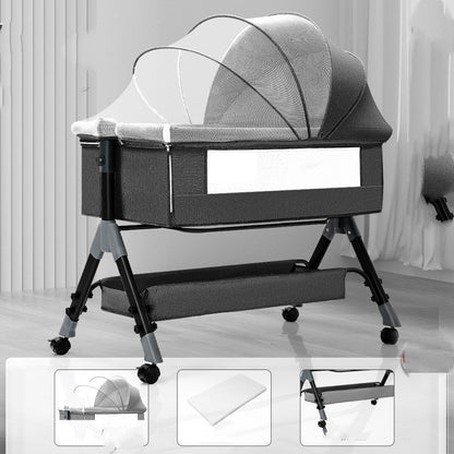 Multifunctional Mobile Folding Cradle Bed for Babies