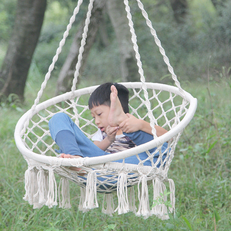 Relax in Style with the Nordic Round Hammock Hanging Chair