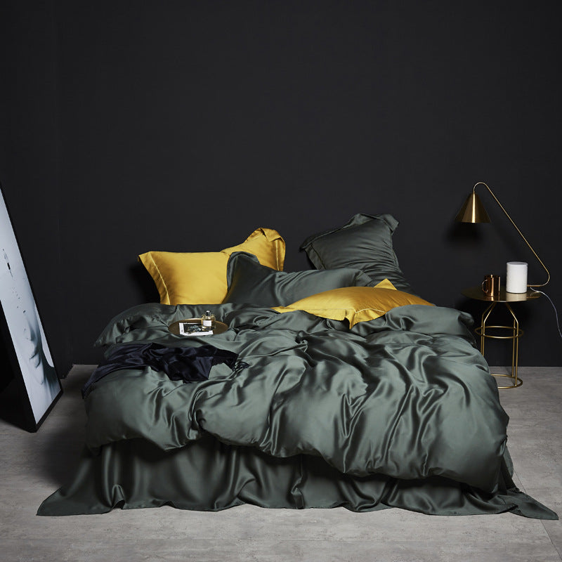 Luxurious Silk Duvet Cover Set