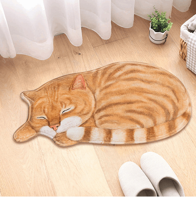 Cute Cartoon Cat Floor Mat