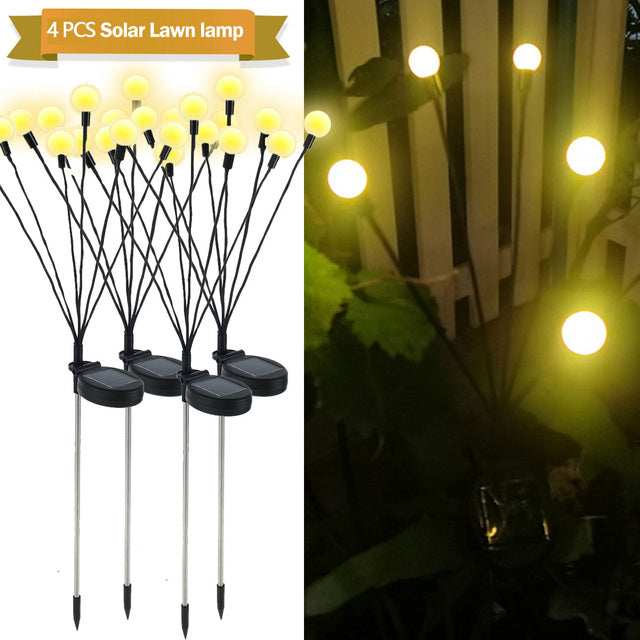 Solar Firefly Lights Outdoor Garden Decoration