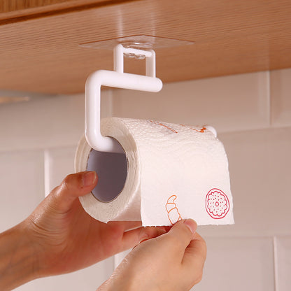 Wall-Mounted Paper Towel Holder - Space-Saving Kitchen Organizer