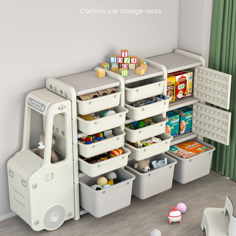 Organizer Large Capacity Bookshelf - A Charming Baby Storage Cabinet