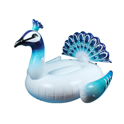 Peacock Paradise Inflatable Pool Float