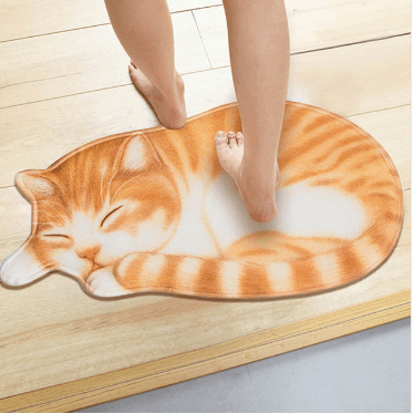 Cute Cartoon Cat Floor Mat