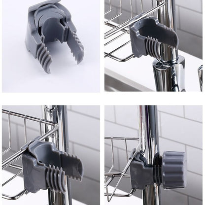 Adjustable Sink Drain Rack