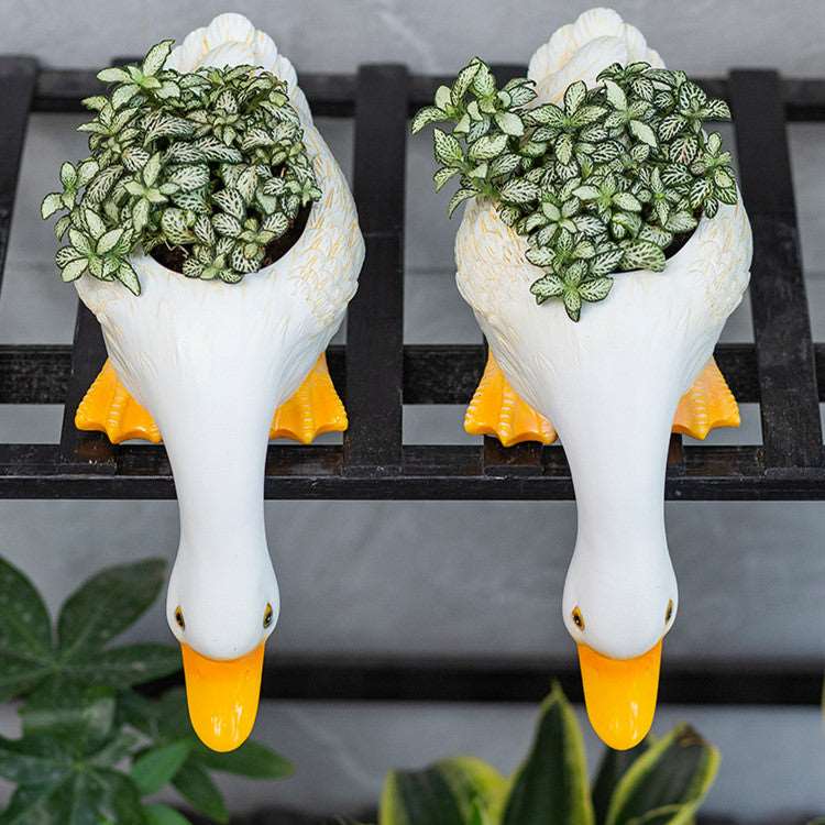 Adorable Duck Fleshy Flowerpot