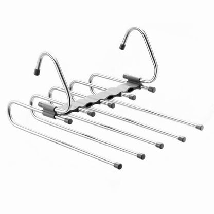 SlimFold Pro™ Telescopic Pants Hanger: Space-Saving Wardrobe Solution