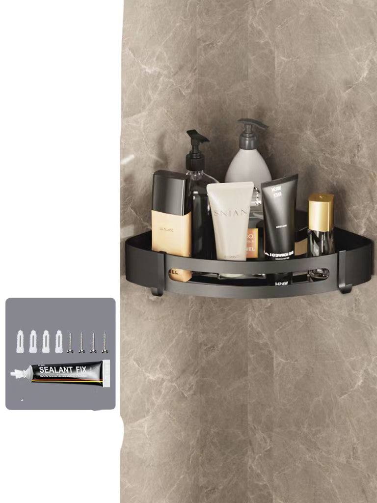 Bathroom Triangle Shelving - Streamlined Wall-Mounted Storage Solution