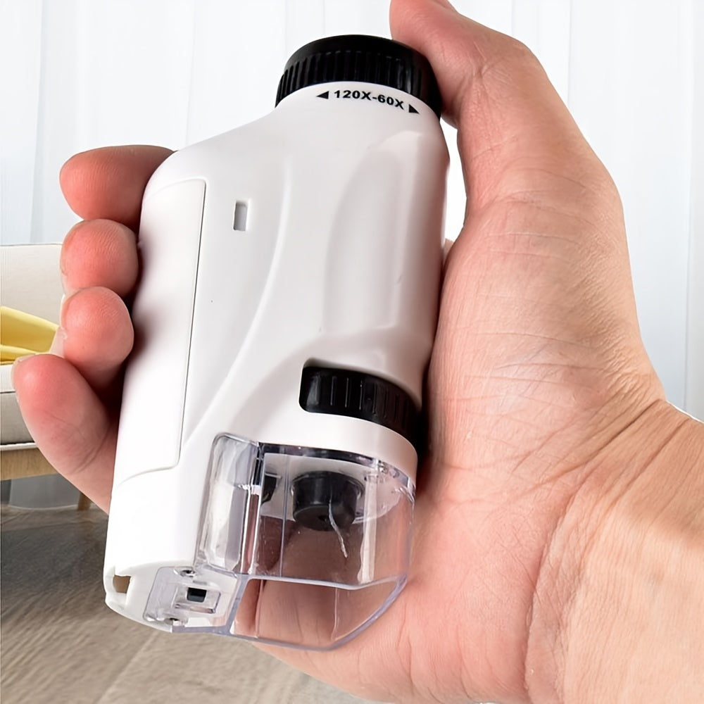 KiddyScope™ Portable LED Pocket Microscope for Kids: Explore the Microscopic World